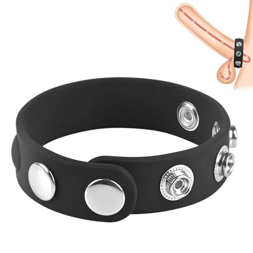 Roluck Penisring Einstellbarer Weicher Silikon Penis Ring Langlebiger Dehnbarer Cockring Hodenring Love Ring Sex Ring Bondage Eichel Verzögerte Ejakulation Ring Sexspielzeug für Männer