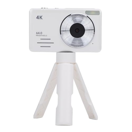 Cámara Digital 4K 64MP Compacta con Zoom 18X Blanco miniatura 1
