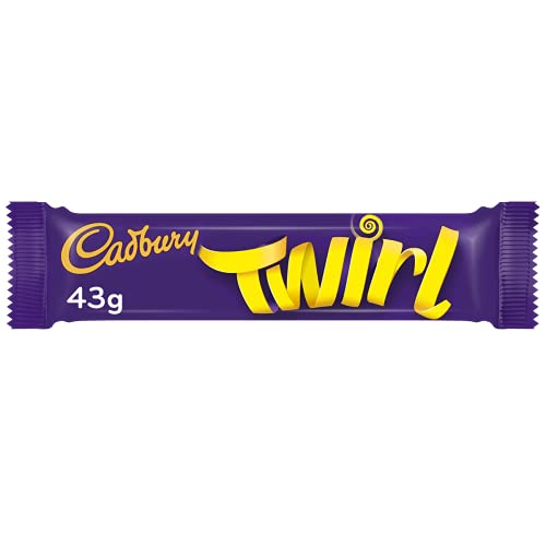 Cadbury Twirl, Dos Barritas Rellenas de Chocolate con Leche Cadbury en...