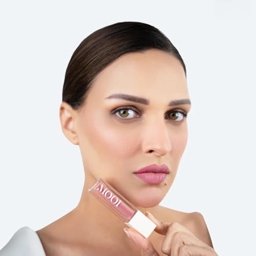 Image of Liquid Matte Lipstick - Rose Wine, Peachy Pink Nude | Food-Proof, Transfer-Proof, Lightweight | Lasts Up to 8 Hours | 5 ml