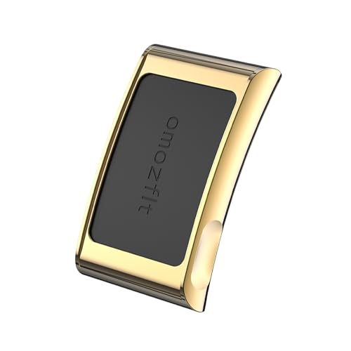 GIOPUEY Metall Hülle Kompatibel mit Amazfit Helio Strap Gold