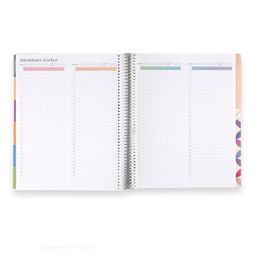 Erin Condren 8.5x11 Undated Homeschool Planner - School Supplies Classic Interchangeable Cover| Featuring Platinum Spiral and 80 Lb. Text Weight Paper - Image 7