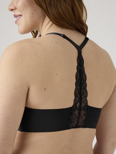 Image of True & Co Women's True Body Triangle Lace Racerback Bra