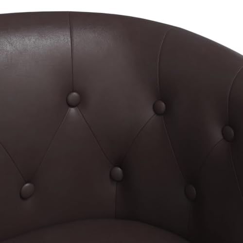 Sillón Tub Plegable Marrón miniatura 4