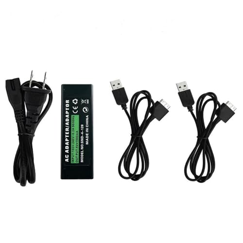 Image of AC Power Adapter with USB Charging Cable Compatible for PSP GO