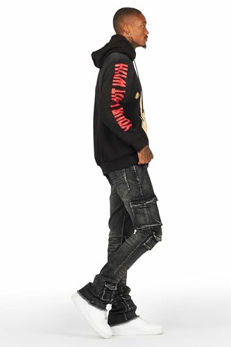 Men's Feodor Stacked Flare Cargo Jean3