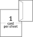 Avery Printable Greeting Cards with Envelopes, Half-Fold, 5.5
