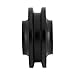 FTVOGUE 2PCS U- Wheel U Type Bearing Pulley Roller Bearing Sliding Door Floor for Driving Mechanical Equipment Doors and Windows