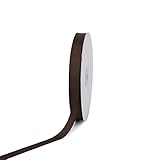 Creative Ideas 50-Yard Solid Grosgrain Ribbon, 5/8-Inch, Brown