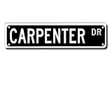Photo Gallery otjer carpenter dr street sign, regalo per falegname, decorazione da parete per casa e ufficio, targa in metallo di qualità, 40,6 x 10,2 cm Photo Gallery otjer carpenter dr street sign, regalo per falegname, decorazione da parete per casa e ufficio, targa in metallo di qualità, 40,6 x 10,2 cm