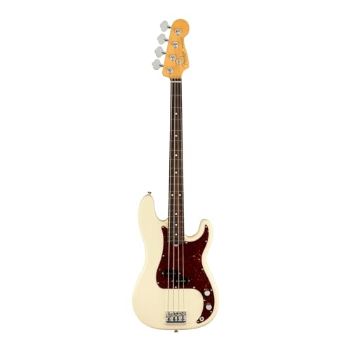 E-Bässe Fender American Professional II Precision Bass RW (Olympic White) - Basso elettrico a 4 corde