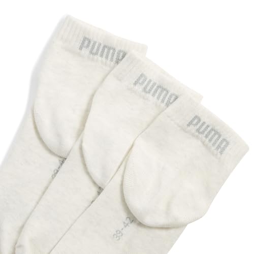 Puma Lot de 3 Quarts Unisexes, Crème, 39-42