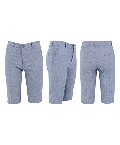 Image of Baby Boys Vest Suit Cotton Linen 4 Piece Formal Wedding Birthday Set