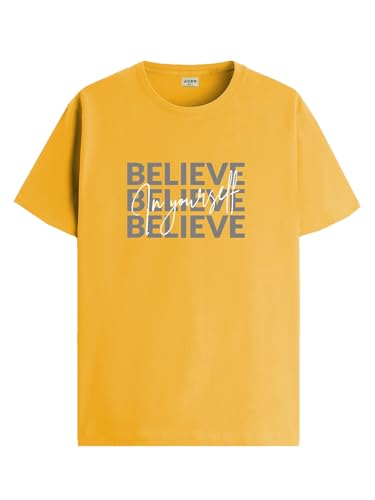 Image of ADRO Tshirt for Men | Printed T Shirt for Men | 100% Cotton Regular Fit T-Shirt |Printed T Shirt