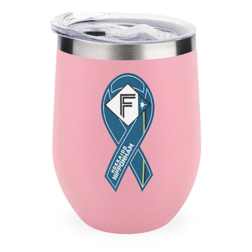 ワインタンブラー 北海道日本ハムファイターズ 野球応援 卵殻カップ タンブラー 350ml U字型 コーヒーカップ 蓋付き ステンレス製 魔法瓶 保冷 保温 水筒 直飲み 応援グッズ プレゼント