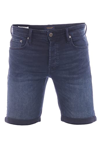 JACK & JONES Herren Jeans Short JJIRICK Regular Fit Kurze Männer Basic...