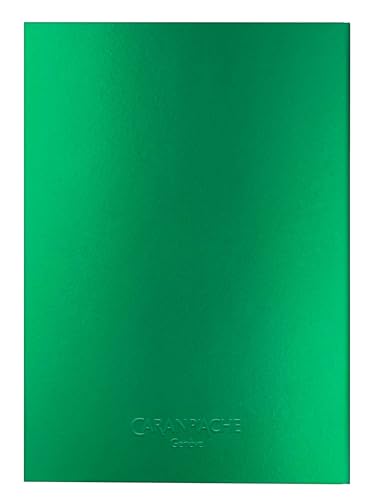 Caran d’Ache Colormat-X carnet vert luxe en aluminium anodisé