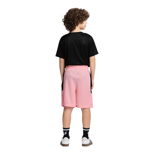 Image of Messi Boys' Lifestyle Short Sleeve 2-piece Set, Slim-fit Jersey Set With Top & Shorts
