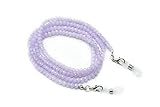 Purida Beaded Eyeglasses Chain for Women Girl, Sunglasses Chain, Reading Glasses Holder,Lanyard for Face Mask, Lilac