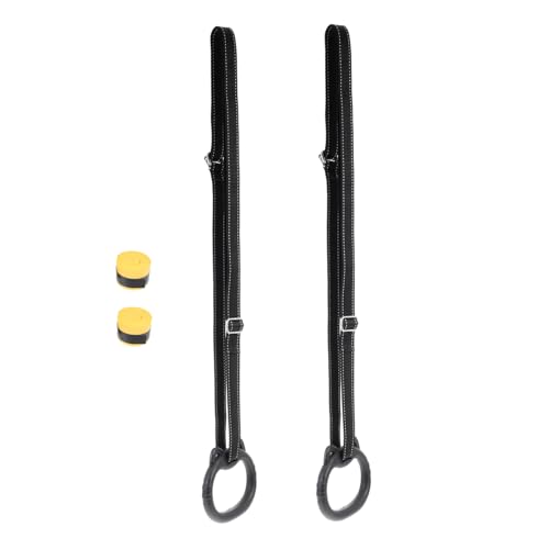 Toddmomy Fitness Ring Strap Gym Rings for Boys and Girls Exercise Resistance Band Handles