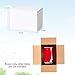 Famagic 10 Pack 6x4x4 Inch Small Shipping Boxes White Corrugated Cardboard Boxes Mailer for Small Business, Mailing Boxes for Packaging Bulk