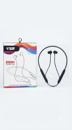 Image of VZOT BT-Max Pro Wireless Neckband Earphone, High Bass, Hi-Fi Audio, 40H Music Playback, with Microphone