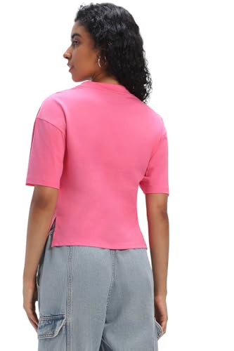 Image of FOREVER 21 Womens Graphic Oversized Oversized Tees