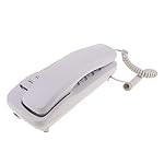 Multifunction-Mini-Corded-Desk-Phone-Office-Fixed-Business-Wired-White