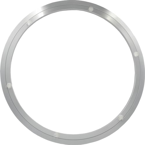 Lazy Susan 20 Inchs Aluminum Bearing Metal Rotating Turntable Bearings Swivel Plate Hardware for Dining-Table and Workbench Non-Slip