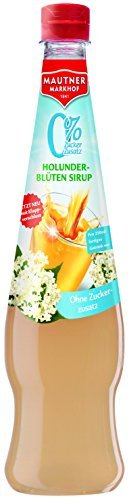Mautner Markhof Holunderblüten 0% Zucker Sirup 6x 700ml : Amazon.de ...