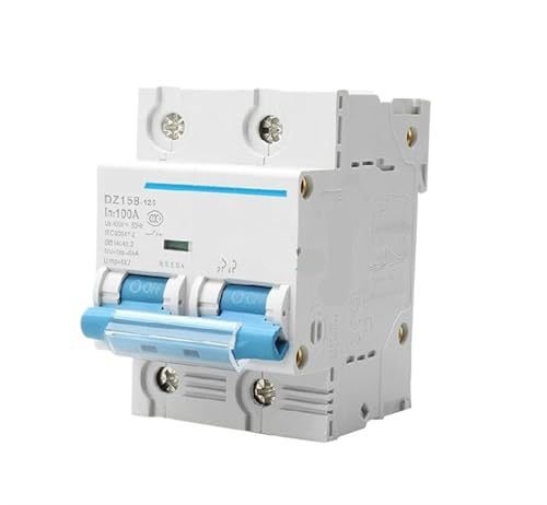 Disjoncteur DZ158 2P pour protection de tableau électrique bipolaire de 80A à 125A