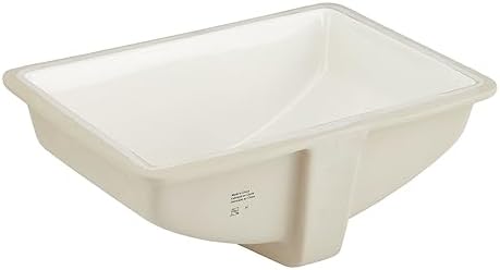 Signature Hardware 447960 Myers 21" Vitreous China Undermount Bathroom Sink - Biscuit