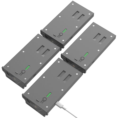 JGTM 4 Pack Reveal Lithium Battery Pack, Tactacam Reveal