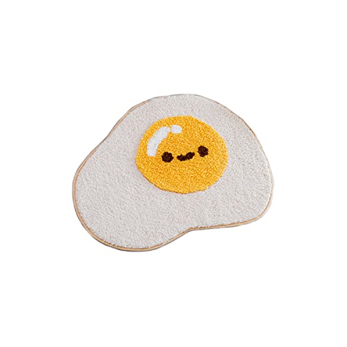 KRISMYA Rutschfeste, niedliche Badematte in Eiform Cover