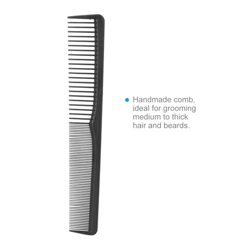 Set 4 Peines para Corte y Peinado, Fibra de Carbono Negro miniatura 4