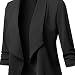 RISTHY Trajes Chaqueta Mujer Blazer Mangas Largas Primavera Invierno Abrigo Color Sólido...