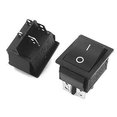 Commutateur bipolaire double pôle simple jet 250V 15A pour tableau électrique