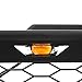 SPEC-D TUNING Glossy Black Mesh Grille w/LED Lamps Compatible with 1999-2002 Chevy Silverado 1500