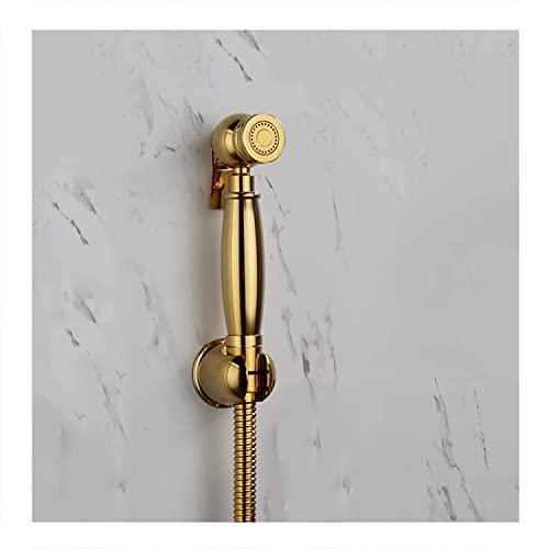 Kit robinet en laiton or titane brillant luxe pour douche design de salle de bain haut de gamme