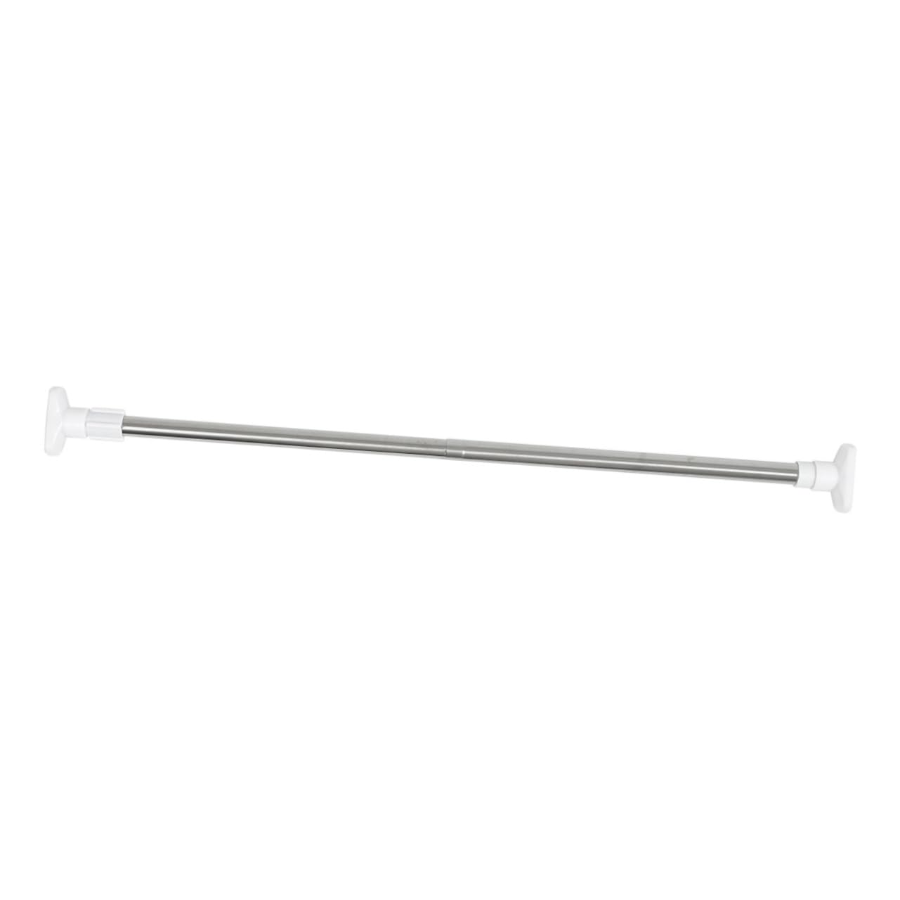 Tringle sans perçage pour rideau de douche et placard réglable en métal