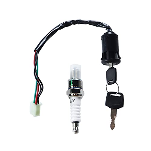 Complete Electrics Stator Coil Cdi Wiring Harness Solenoid Relay Spark Plug For 4 Stroke Atv 50Cc 70Cc 110Cc 125Cc Pit Quad Dirt Bike Go Kart Scooter Moped Parts Complete Wiring Harness #TOP4