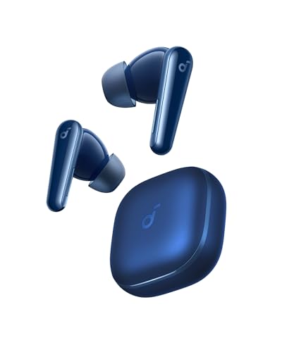 Soundcore Liberty 5 by Anker, Noise-Cancelling Wireless Earbuds, 2X Stronger Voice Reduction, Real-Time Adaptive Noise Cancellation, Fast Charging, Dolby Audio, 6-Mic AI Clear Calls (Renewed)