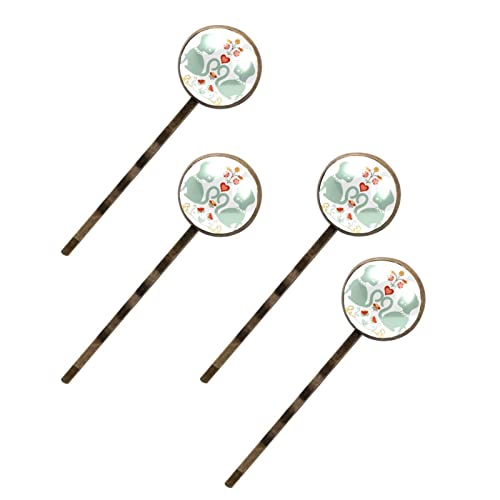 Épingles à cheveux chat anti-glisse pour cheveux fins et épais, lot de 4 fixations