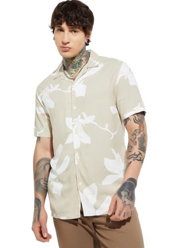 Image of Max Men's Floral Regular Fit Shirt