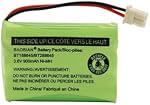 BT188645/BT288645 Battery Pack 3.6V 900mAh Ni-MH Compatible with VTech VM312 VM3251 VM3252 VM3261 Motorola MBP481 MBP482 MBP483 Digital Video Baby Monitor