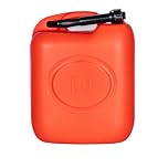 FERROELETTRA Tanica Carburante Omologata UN, Polietilene Rinforzato Rosso, 5/10/20 Litri, con Beccuccio Flessibile, per Benzina e Diesel, Made in Italy (20 Litri)
