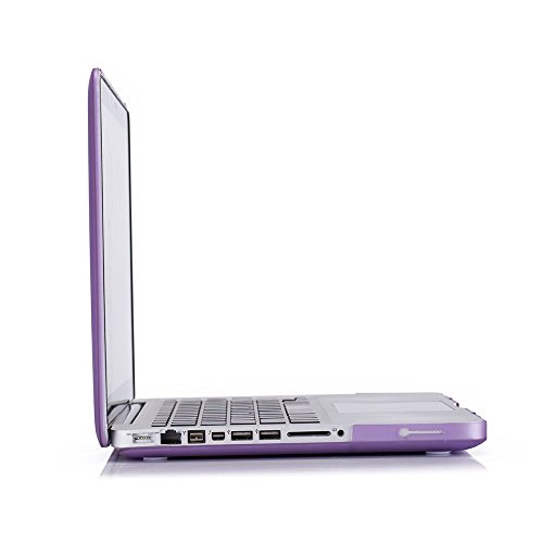 Ruban Case Compatible With Macbook Pro 15 Inch 2011 2010 2009 Release A1286, Plastic Hard Case Shell And Keyboard Cover For Older Version Macbook Pro 15 Inch With Cd-Rom - Purple #TOP4