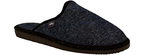 RBJ leather shoes .Chaussons pour Homme en Cuir avec De La Laine De Mouton Naturelle