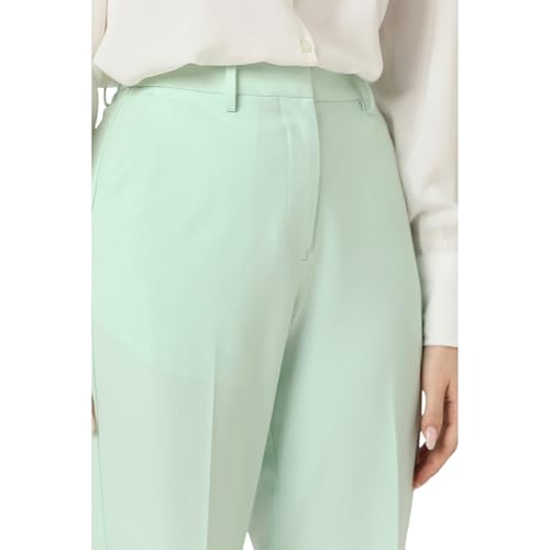 Image of Van Heusen Women's Regular Fit Mid Rise Casual Straight Pants