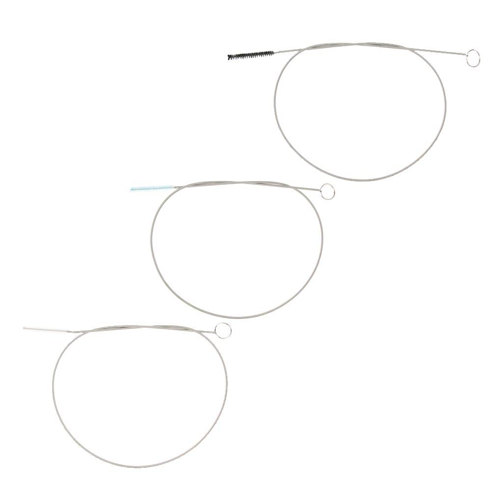 kowaku 98cm Flexible Pack Water Bladder Drink Tube Hose Cleaning Brush Cleaner Piping Accessories, Blue